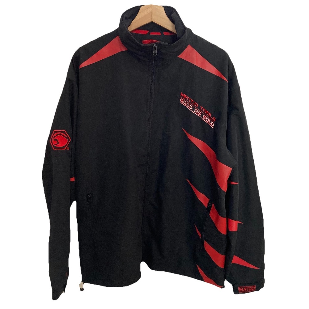 Matco Tools Good As Gold Full Zip Microfiber Jacket Mens Large Embroidered FLAWS